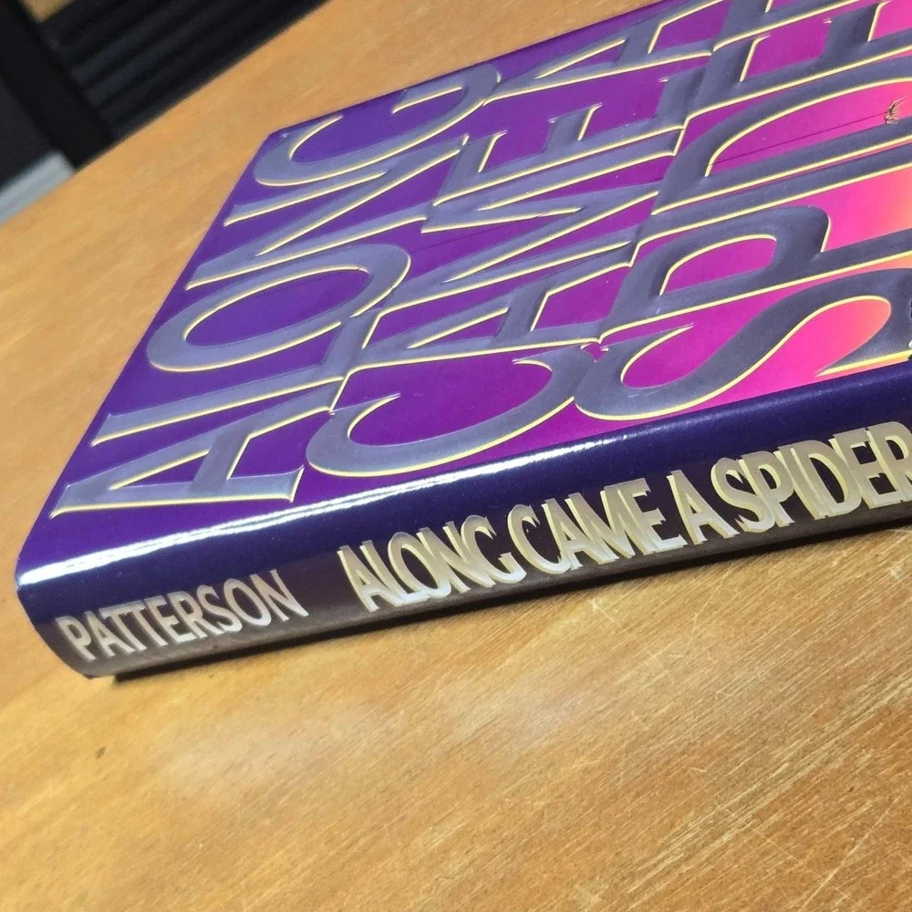 James Patterson Along Came a Spider First Edition 1993 Hardcover Book